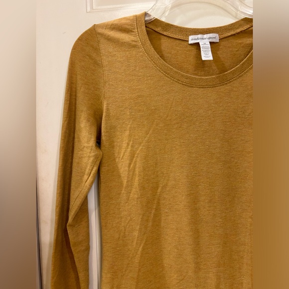 FREE with purchase: Ambience Apparel, Long Sleeve Tee, Mustard Gold, Sz M - Picture 6 of 12